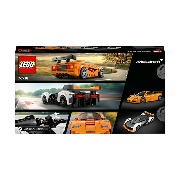 LEGO® Speed Champions McLaren Solus GT & McLaren F1 LM Building Toy Set 76918