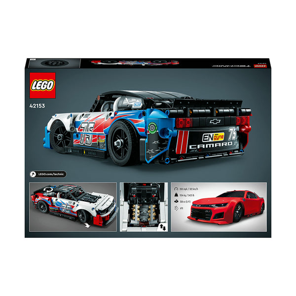 LEGO® Technic NASCAR® Next Gen Chevrolet Camaro ZL1 Building Toy Set 42153