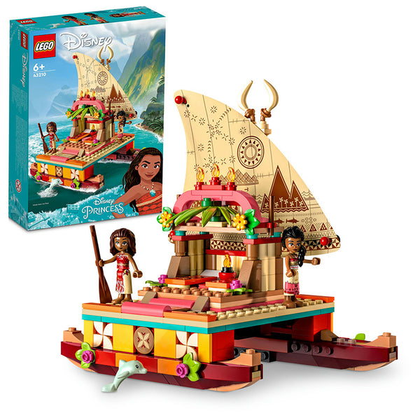 LEGO® ǀ Disney Princess™ Moana’s Wayfinding Boat Building Toy Set 43210