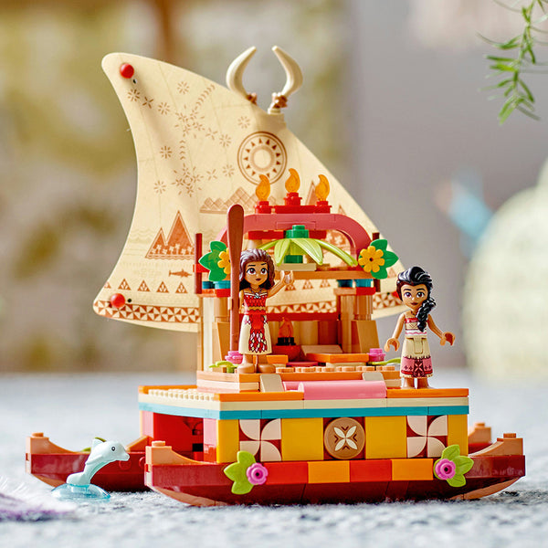 LEGO® ǀ Disney Princess™ Moana’s Wayfinding Boat Building Toy Set 43210