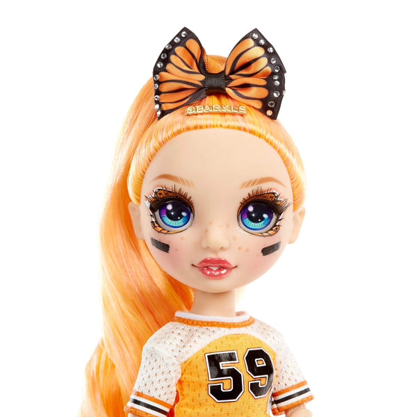 Rainbow High Cheer Poppy Rowan – Orange Cheerleader Fashion Doll