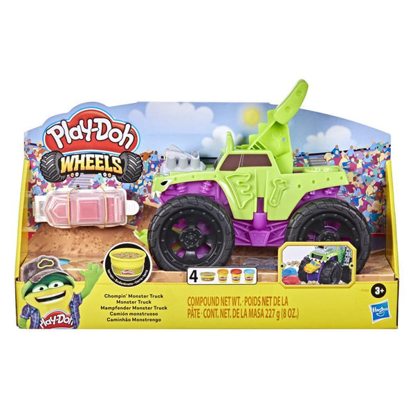 Play-Doh Wheels Chompin' Monster Truck Toy with Car Accessory