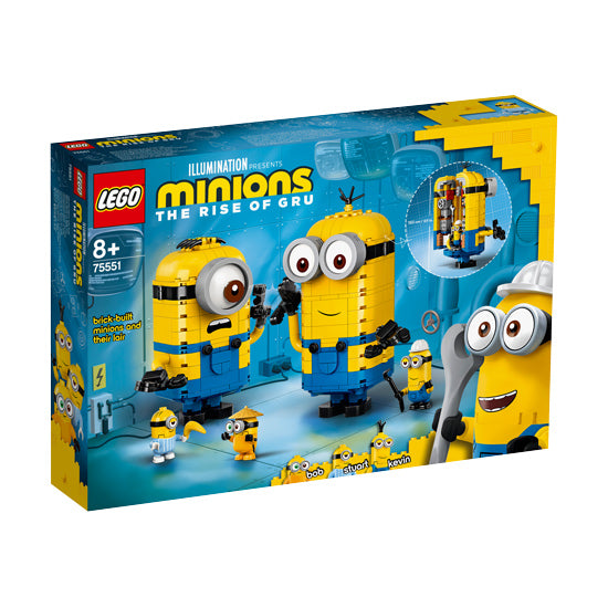 LEGO MINIONS Brick-built Minions and their Lair 75551