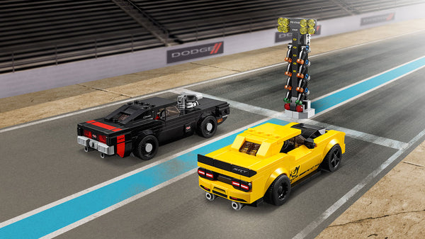 LEGO® Speed Champions 2018 Dodge Challenger SRT Demon and 1970 Dodge Charger R/T