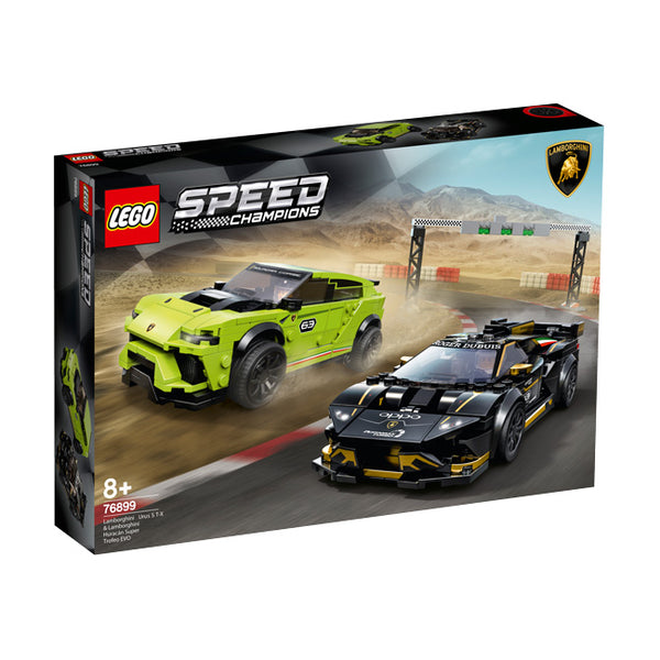 LEGO® Speed Champions Lamborghini Urus ST-X & Lamborghini Huracán Super Trofeo EVO