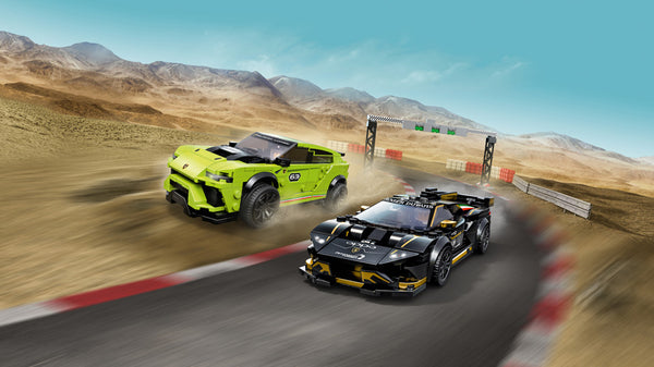 LEGO® Speed Champions Lamborghini Urus ST-X & Lamborghini Huracán Super Trofeo EVO