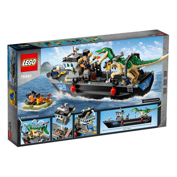 LEGO® Jurassic World Baryonyx Dinosaur Boat Escape 76942