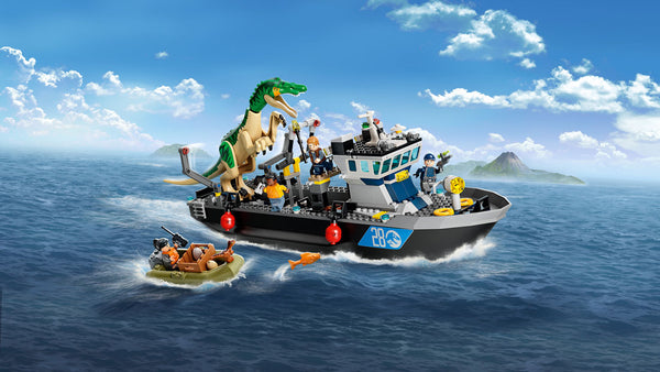 LEGO® Jurassic World Baryonyx Dinosaur Boat Escape 76942