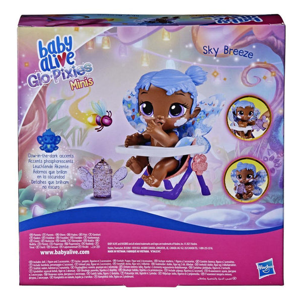 Baby Alive Glo Pixies Minis Doll, Sky Breeze