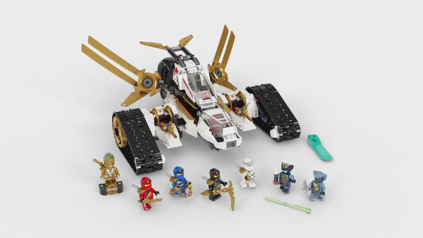 LEGO 71739 Ninjago The All-Terrain Ultrasonic - Motorcycle Toy,  Construction Set for Children with Mini Ninja Zane Figure