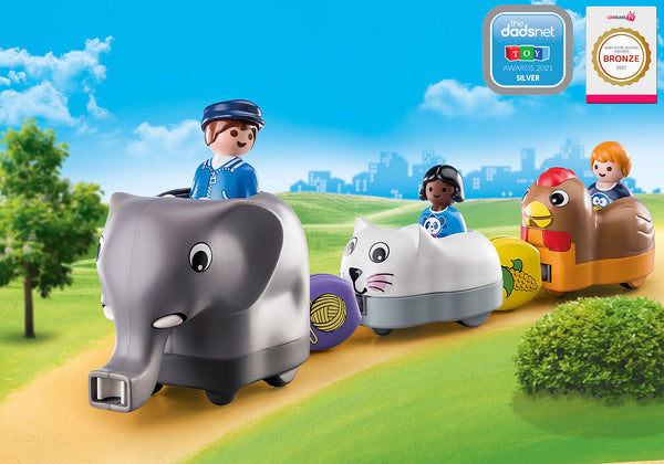 PLAYMOBIL 1.2.3 Animal Train 70405