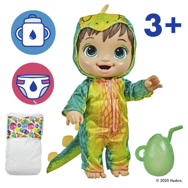 BABY ALIVE Dino Cuties Doll - Stegosaurus