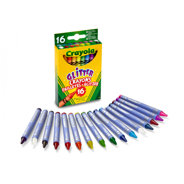 CRAYOLA Glitter Crayons 16 ct.