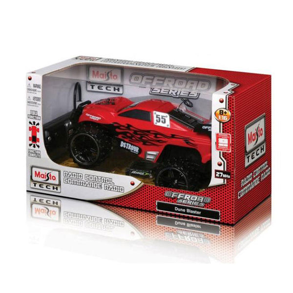 MAISTO 1:16 Tech R/C Off-Road Series Dune Blaster in Red