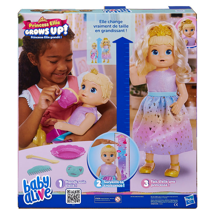 BABY ALIVE Princess Ellie Grows Up 18 Inch Growing Talking Baby Doll Importatoy