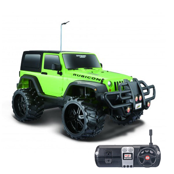 MAISTO Tech R/C Off-Road Series Jeep Wrangler Rubicon Green