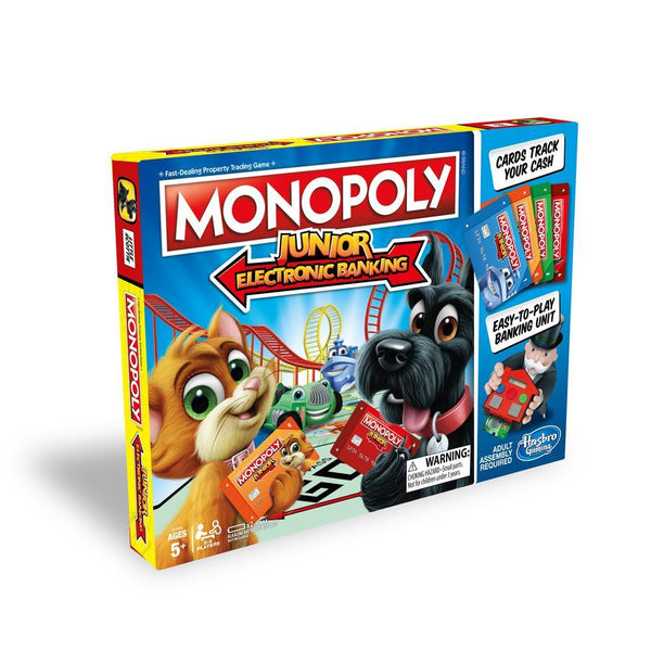 MONOPOLY Board Game Junior Electronic Banking