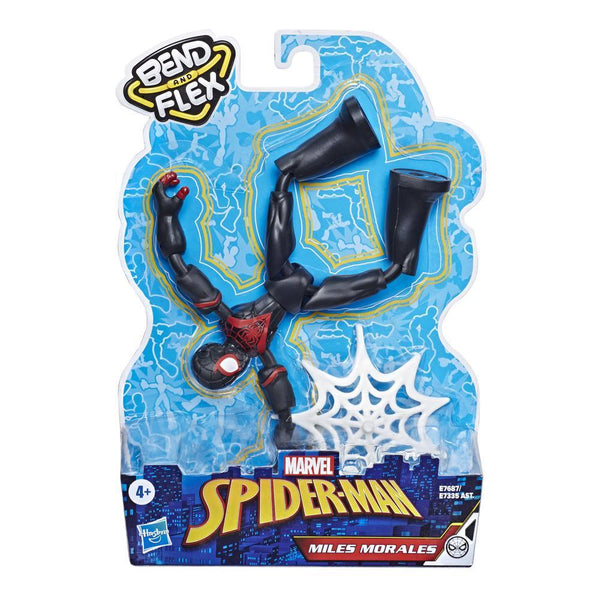 Marvel Spider-Man Bend And Flex Miles Morales Action Figure