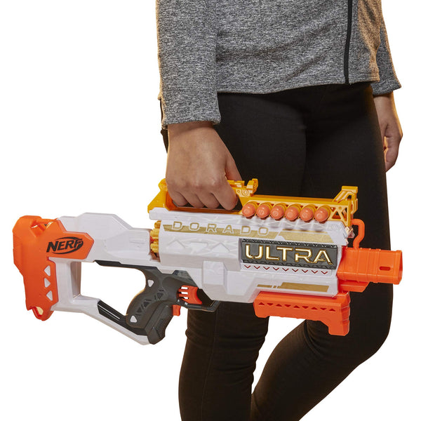 NERF Motorized Dart Blaster ULTRA DORADO