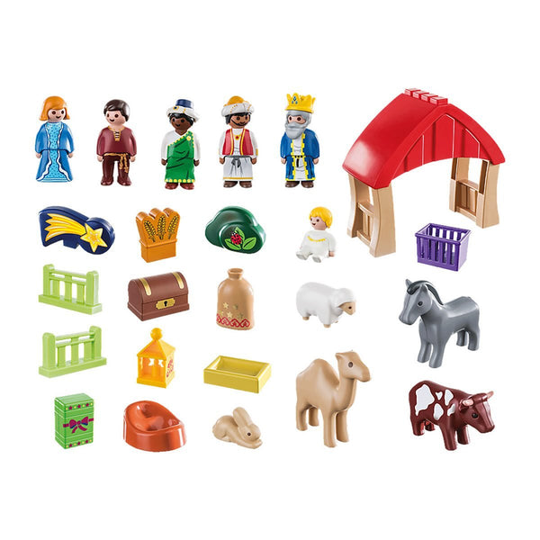 PLAYMOBIL 1.2.3 Advent Calendar - Christmas Manger