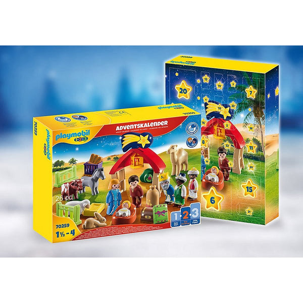 PLAYMOBIL 1.2.3 Advent Calendar - Christmas Manger