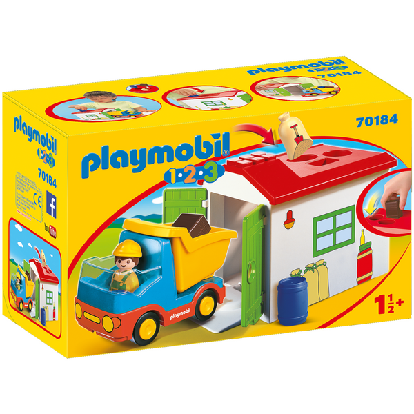 PLAYMOBIL 1.2.3 Dump Truck 70184