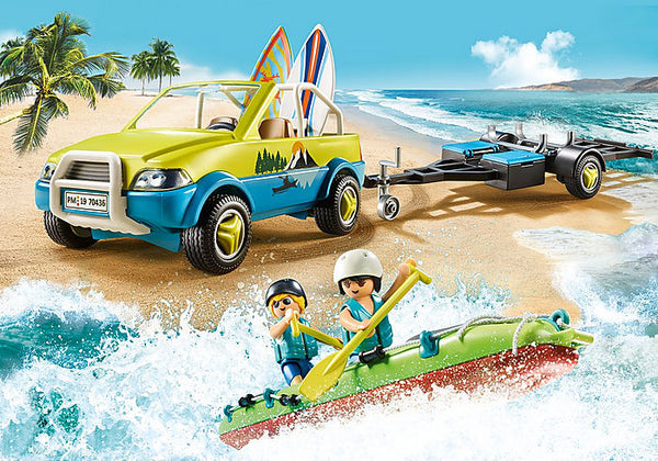 PLAYMOBIL Beach Car with Canoe 70436