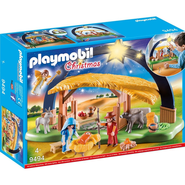 PLAYMOBIL Christmas Illuminating Nativity Manger 9494