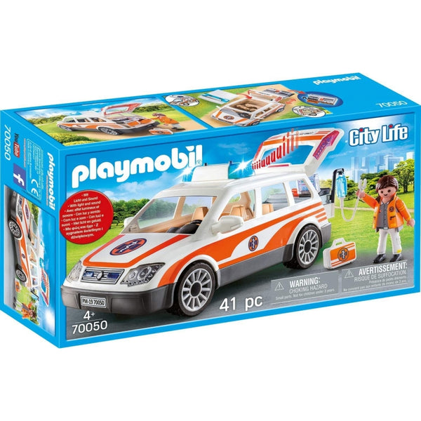 PLAYMOBIL City Life Emergency Car with Siren 70050