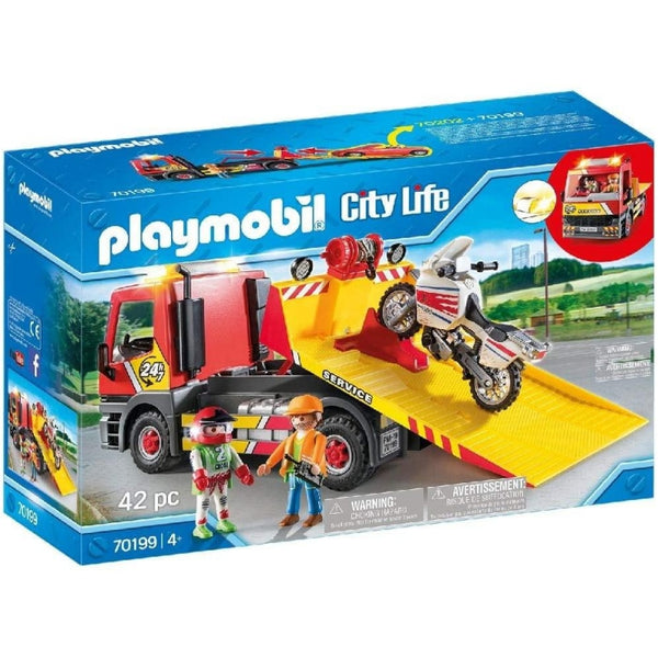 PLAYMOBIL City Life Towing Service 70199