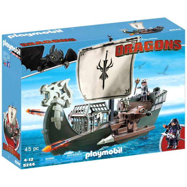 PLAYMOBIL Dragons Drago's Ship 9244