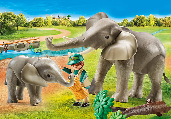 PLAYMOBIL Elephant Habitats 70324