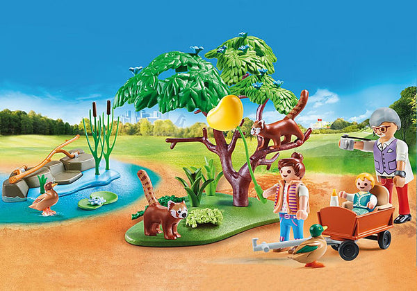 PLAYMOBIL Red Panda Habitat 70344