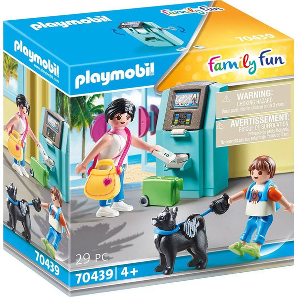 PLAYMOBIL Tourists with ATM 70439