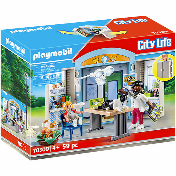 PLAYMOBIL Vet Clinic Play Box 70309