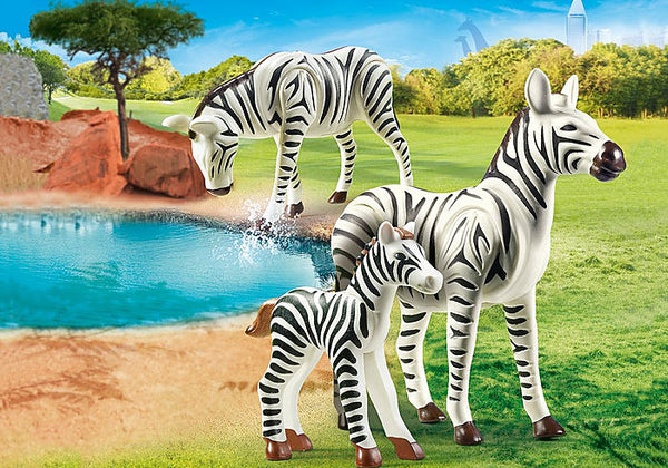 PLAYMOBIL Zebras with Foal 70356