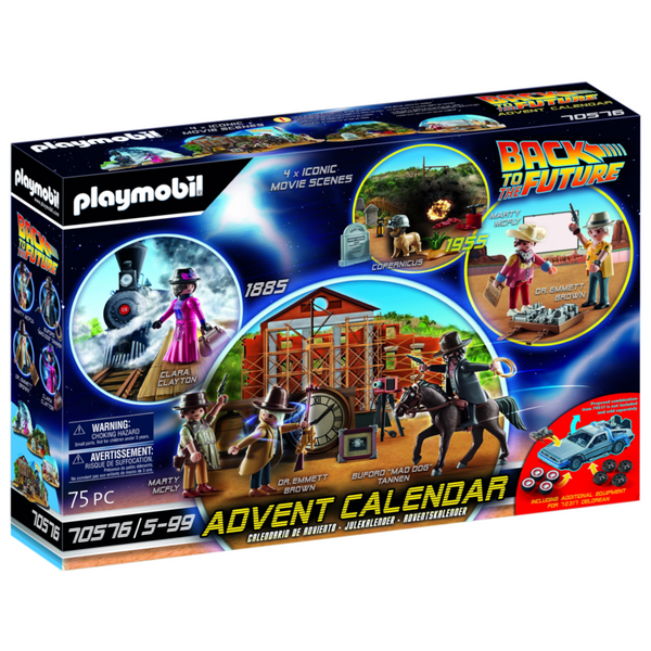 PLAYMOBIL Back to the Future III Advent Calendar 70576