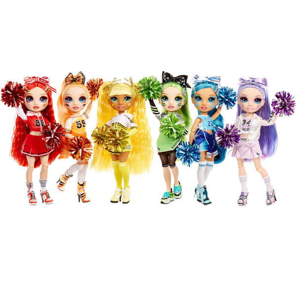 Rainbow High Cheer Poppy Rowan – Orange Cheerleader Fashion Doll