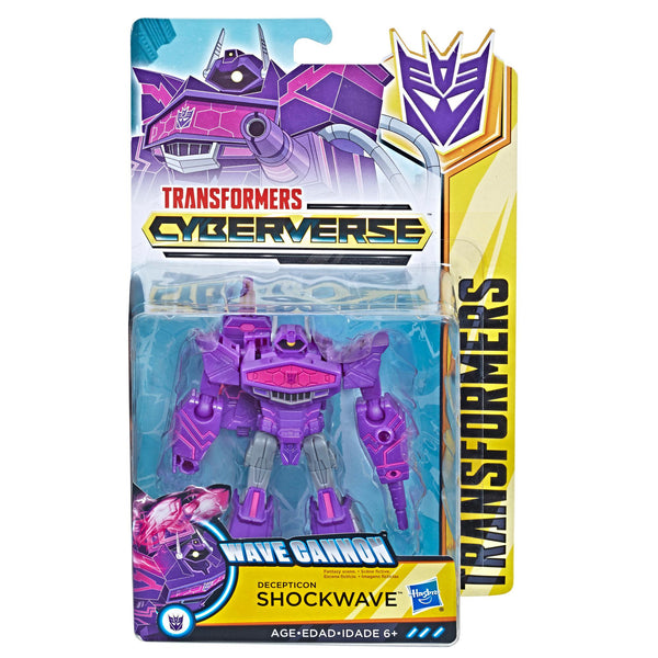 TRANSFORMERS Bumblebee Cyberverse Adventures Warrior Class SHOCKWAVE Action Figure