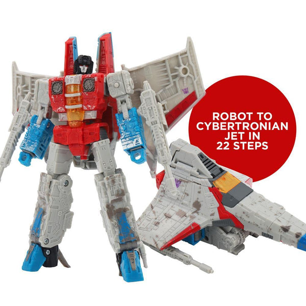 TRANSFORMERS Generations War for Cybertron Voyager Siege Chapter S24 STARSCREAM Action Figure