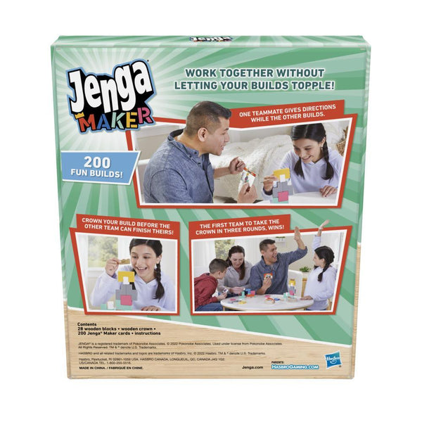 Jenga Maker Stacking Tower Game