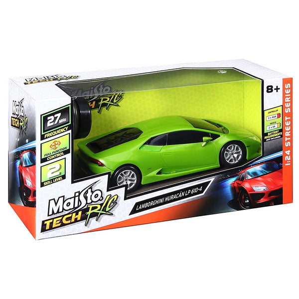 MAISTO Tech R/C 1:24 Scale Lamborghini Huracan LP 610-4 Green