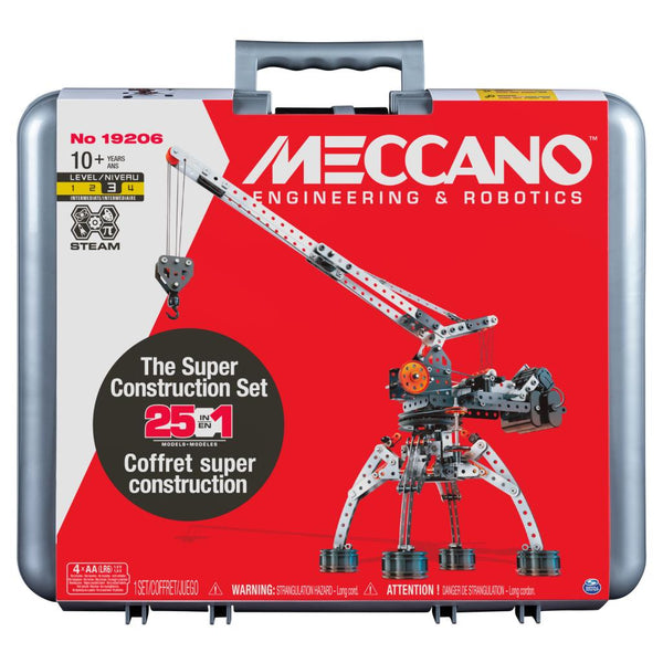 Meccano Super Construction 25-in-1 Motorized Building Set 19206