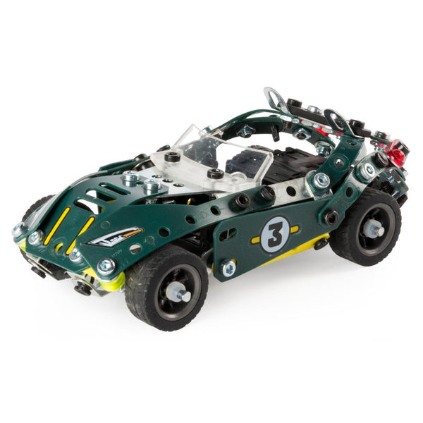 Meccano Pullback Racing Car - Roadster Cabriolet - 5 Model Set 18202