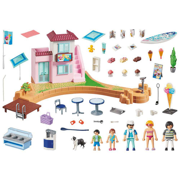 PLAYMOBIL Waterfront Ice Cream Shop 70279