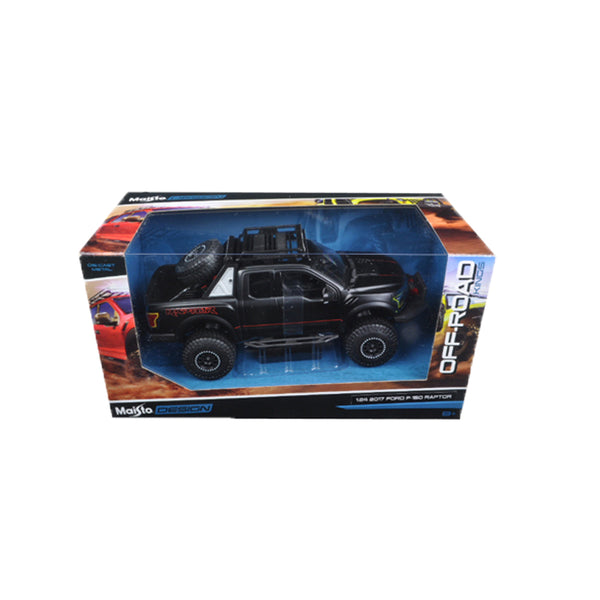 MAISTO Design Ed 1:24 Die-Cast 2017 Ford F-150 Raptor in Black