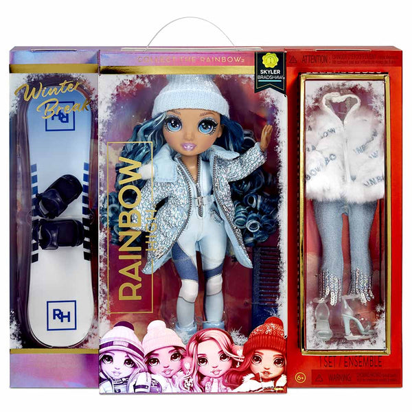 Rainbow High Winter Break Fashion Doll Skyler Bradshaw with Accessories